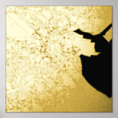 Klassieke moderne elegante geschenkkaart van Dubli Folie Afdrukken (Voorkant)