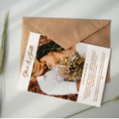 Klassieke moderne elegante minimalistische bloemen kaart