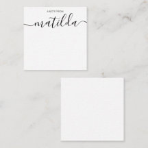 Klassieke moderne handgeschreven kalligrafie Eenvo