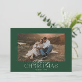 Klassieke moderne Kaart met foto (Staand voorkant)