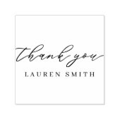 Klassieke moderne kalligrafie Dank u Zelfinktende Stempel (Design)