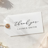 Klassieke moderne kalligrafie Dank u Zelfinktende Stempel