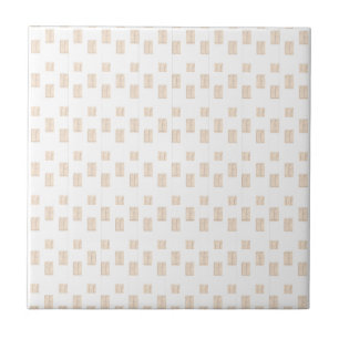 Klassieke moderne keramische tegel beige en witte tegeltje