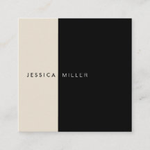 Klassieke, moderne Layout, zwarte & beige sociale 