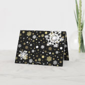 Klassieke moderne liefdesfeestdagen - Groeten Feestdagen Kaart (Achterkant)