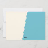 Klassieke, moderne liefdesseizoensgroeten feestdagenkaart (Achterkant)