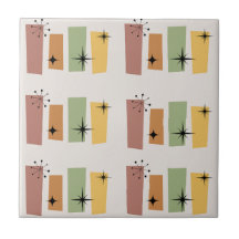 Klassieke moderne mideeuw 50s l Starburst Retro