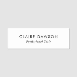 Klassieke Moderne Minimale Aangepaste Naamplaatje