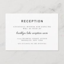 Klassieke moderne minimalistische zwarte bruiloft 