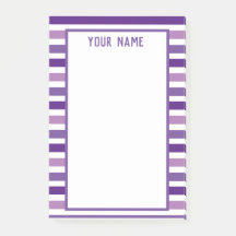 Klassieke moderne naam Paarse en witte strepen