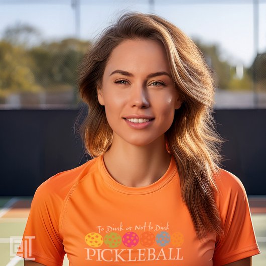 Klassieke moderne pickleball om te drinken of niet t-shirt