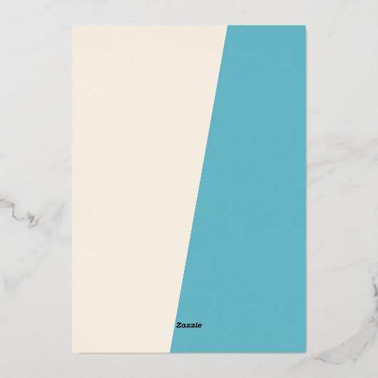 Klassieke moderne seizoengroeten Gold Folie Feestdagenkaart (Achterkant)