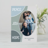 Klassieke moderne seizoengroeten Silver Gold Folie Feestdagenkaart (Staand Voorkant)