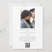 Klassieke MODERNE VETTE NAMEN MONOGRAM BEWAAR DE D Kaart (Achterkant)