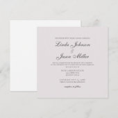 Klassieke moderne vierkant lichte dubbelzinnige ro kaart (Voorkant / Achterkant)