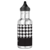 Klassieke moderne zwarte en witte hond waterfles  (Rechts)