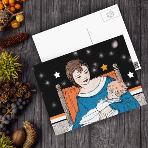 Klassieke Moeder Baby Sterren Moederdag Briefkaart