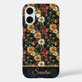 Klassieke Moeder Cadeau Roos Naam iPhone 16 Hoesje