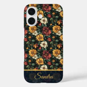 Klassieke Moeder Cadeau Roos Naam iPhone 16 Hoesje