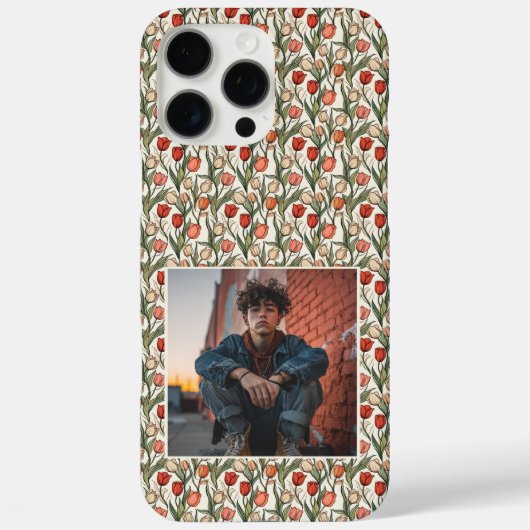 Klassieke moeder cadeau tulp foto Case-Mate iPhone case (Achterkant)