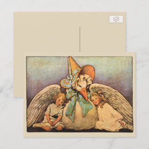 Klassieke Moeder de Gans Kinderen Jessie Willcox S Briefkaart