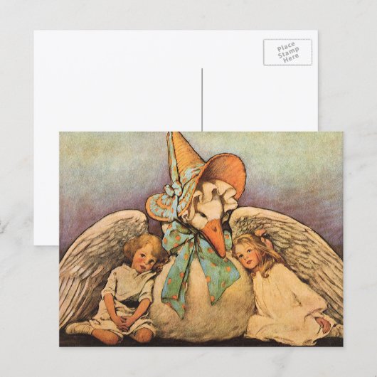 Klassieke Moeder de Gans Kinderen Jessie Willcox S Briefkaart (Voorkant / Achterkant)