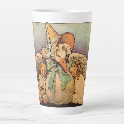 Klassieke Moeder de Gans Kinderen Jessie Willcox S Latte Mok (Voorkant)