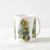 Klassieke Moeder de Gans-kinderrijm Hey Diddle Koffiemok (Voorkant rechts)