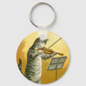 Klassieke Moeder de Gans-kinderrijm Hey Diddle Sleutelhanger (Voorkant)