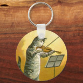 Klassieke Moeder de Gans-kinderrijm Hey Diddle Sleutelhanger (Voorkant)