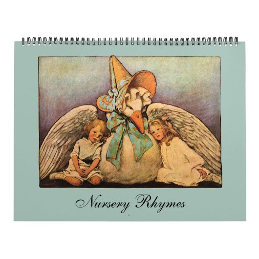 Klassieke Moeder de Gans-kinderrijmpjes Kalender (Hoes)