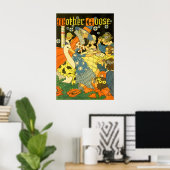 Klassieke Moeder de Gans leest boeken voor aan kin Poster (Thuiskantoor)