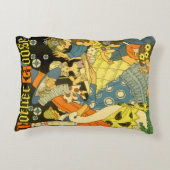 Klassieke Moeder de Gans leest voor aan kinderen Accent Kussen (Achterkant)