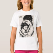 Klassieke Moeder & Kind 1982 T-shirt (Voorkant)