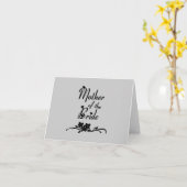 Klassieke moeder van de bride kaart (Gele Bloem)