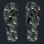 Klassieke moeder van de Groom Wedding Teenslippers<br><div class="desc">Klassieke moeder van de Groom Wedding Teenslippers</div>