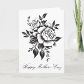 Klassieke Moederdag bloemkaarten Kaart (Voorkant)