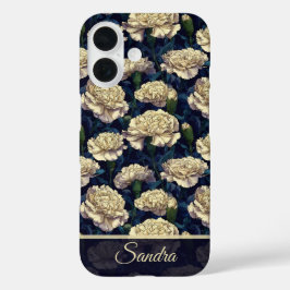 Klassieke Moederdag Gift Anjer Custom iPhone 16 Hoesje
