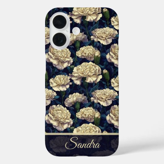 Klassieke Moederdag Gift Anjer Custom Case-Mate iPhone Case (Achterkant)