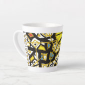 Klassieke mok 11 oz – GOLD Abstracte kunst van GGA (Linkerhoek)