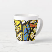 Klassieke mok 11 oz – GOLD Abstracte kunst van GGA (Rechterhoek)