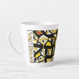 Klassieke mok 11 oz – GOLD Abstracte kunst van GGA