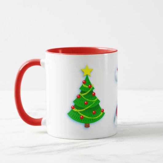 Klassieke Mok, 11 oz Kerst Gingerbread Man Mok (Links)