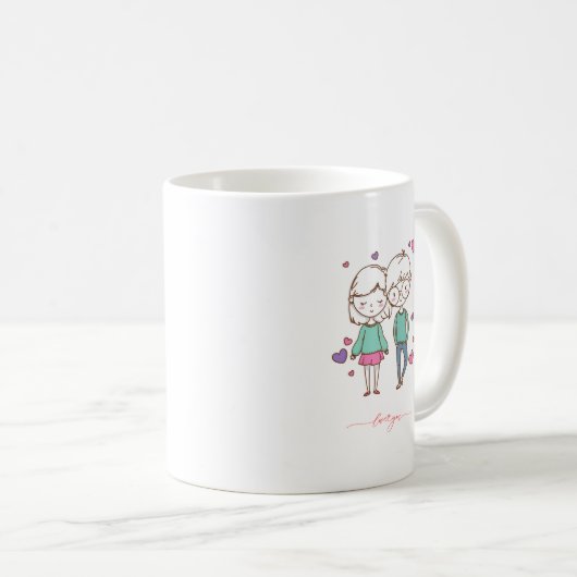 Klassieke Mok, 11 oz Koffiemok (Voorkant rechts)