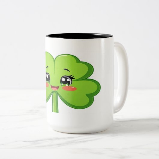 Klassieke Mok, 11 oz Tweekleurige Koffiemok (Voorkant rechts)