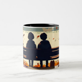 Klassieke Mok, 11 oz Tweekleurige Koffiemok