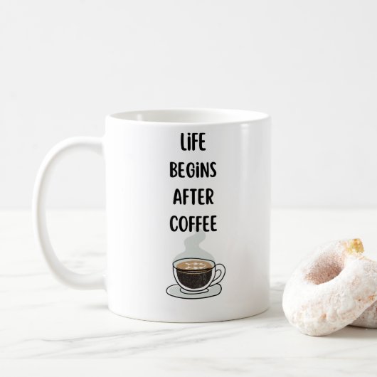 Klassieke mok 11oz | Moderne koffiemok (Met donut)