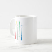 Klassieke Mok 11oz van Magic Wands. (Voorkant links)