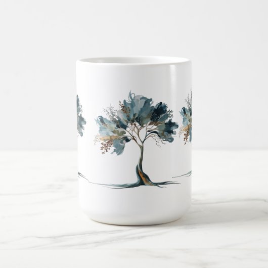 Klassieke Mok 15 oz - Abstracte Natuur Tree Art De (Center)