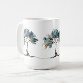 Klassieke Mok 15 oz - Abstracte Natuur Tree Art De (Voorkant links)